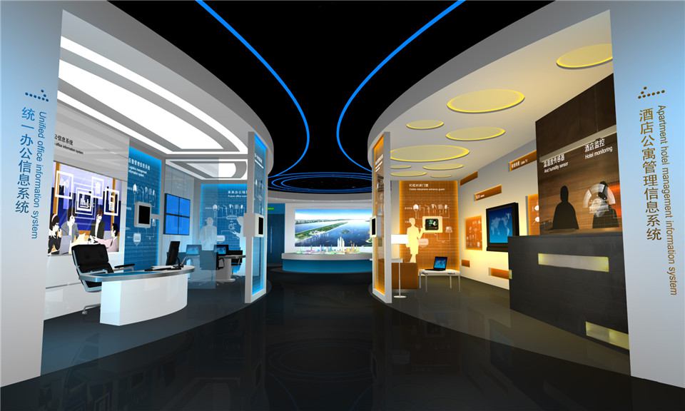 科技公司展厅设计案例