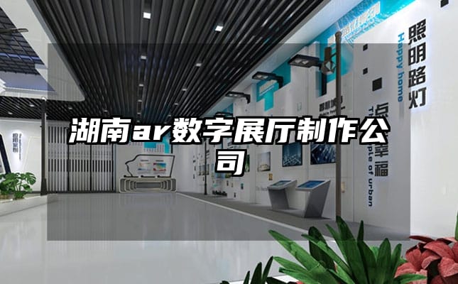 湖南ar数字展厅制作公司