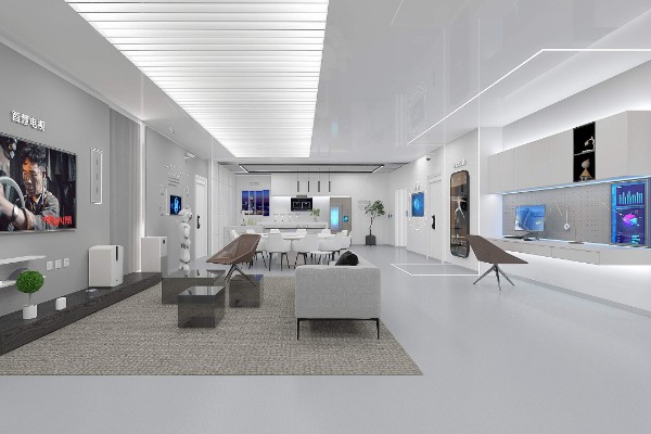 无机酸制造展厅多媒体中控系统设计装修