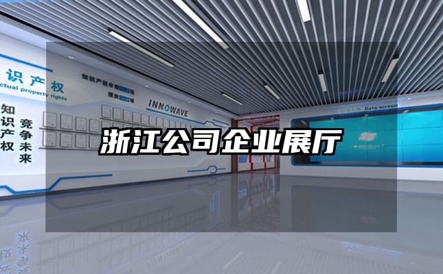 浙江公司企业展厅