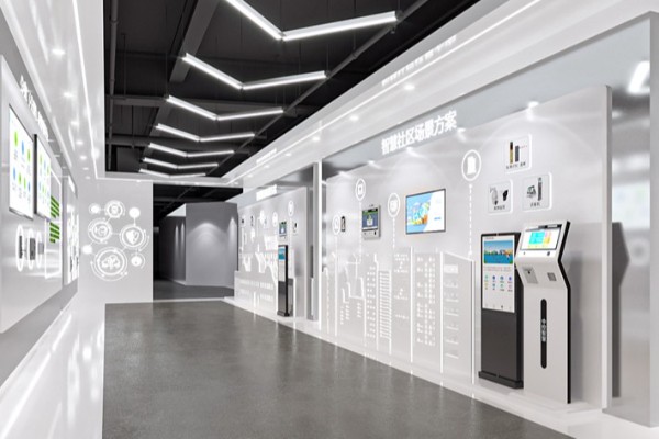 颜料类似产品制造智能化展厅设计装修