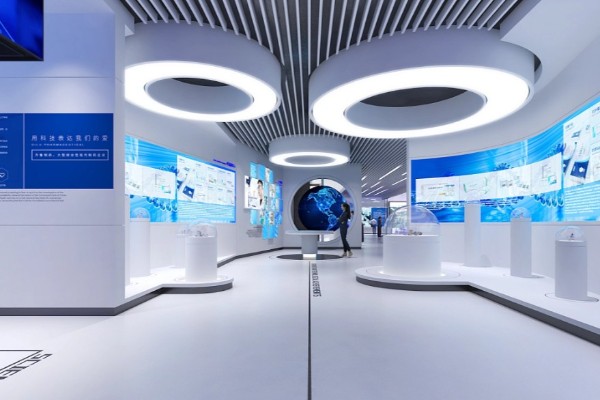 天然气开采业展厅多媒体中控系统设计装修