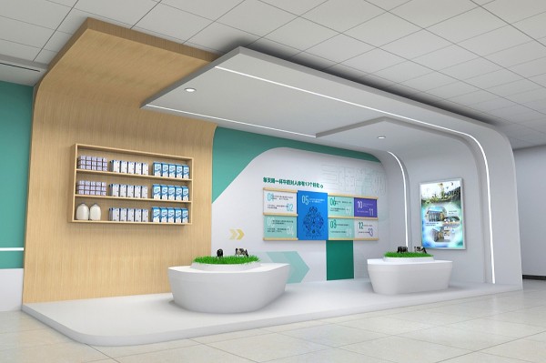 压缩机类似机械制造智能展厅展馆建设设计装修