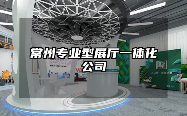 常州专业型展厅一体化公司