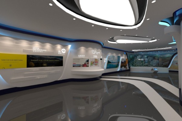 啤酒制造展厅投影设计装修