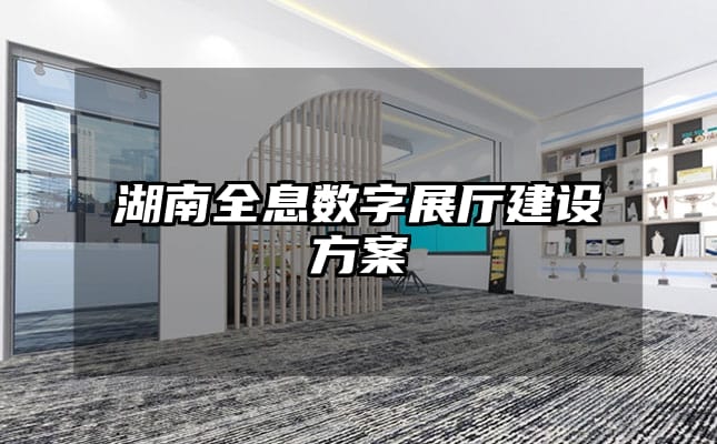 湖南全息数字展厅建设方案