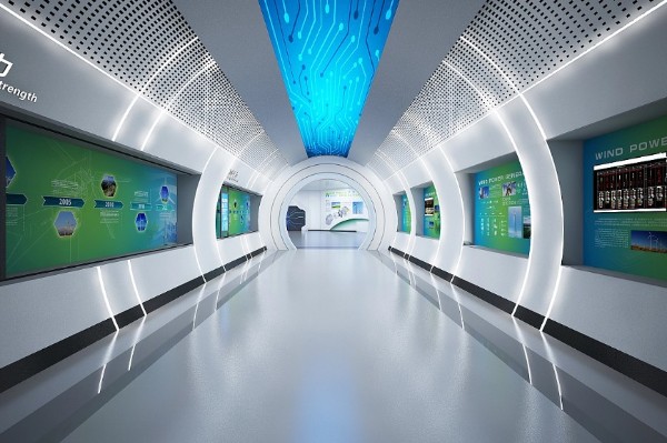 耐火土石开采数字多媒体展厅设计装修