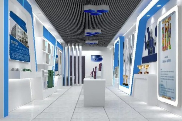 皮装饰制品制造数字多媒体展厅设计装修