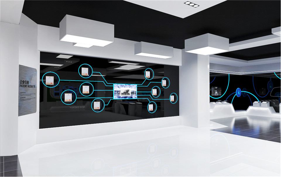 高科技产品展厅效果图设计