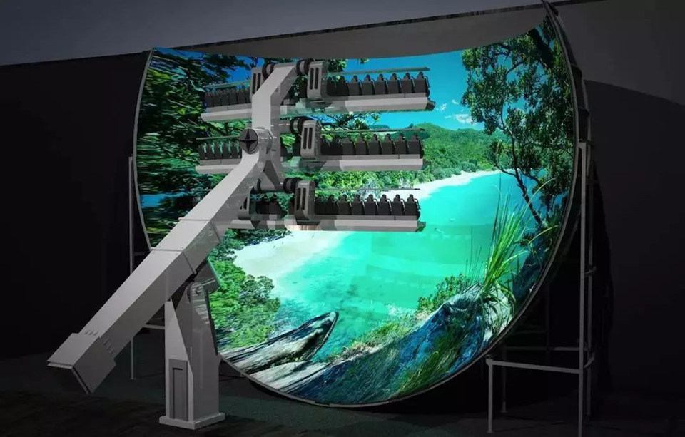 LED梦幻飞翔影院-LED飞行极速影院