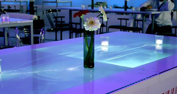 光电桌面互动吧台-酒吧餐厅桌面互动