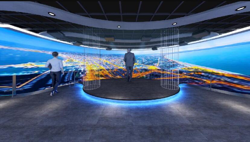 三折幕CAVE沙盘制作-CAVE数字投影沙盘展示